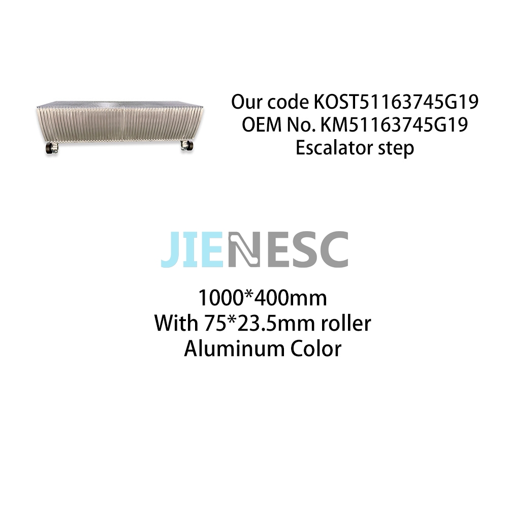 KM51163745G19 1000mm MAP Escalator Step From Factory