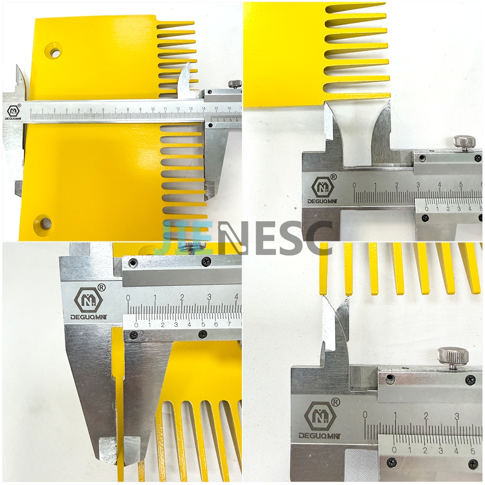 XAA453AV1 Travelator Comb Plate Yellow Painted LHS From Factory