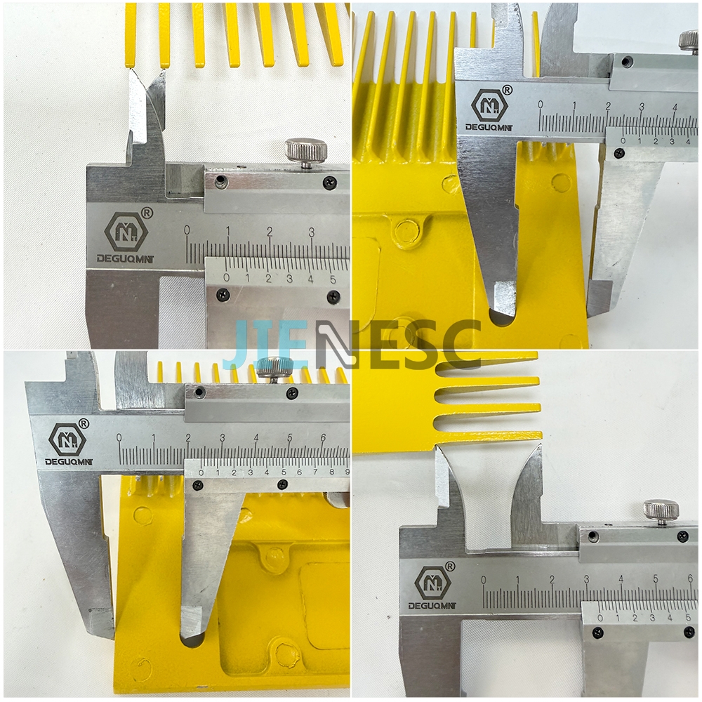 XAA453AV3 Travelator Comb Plate Yellow Painted RHS From Factory