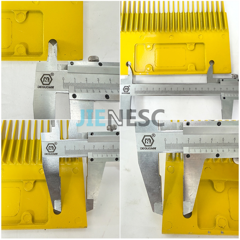 XAA453AV1 Travelator Comb Plate Yellow Painted LHS From Factory