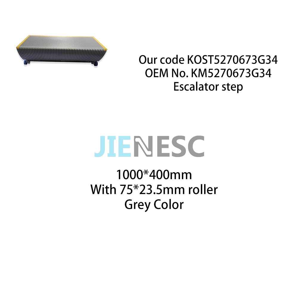 KM5270673G34 1000mm Escalator Step From Factory