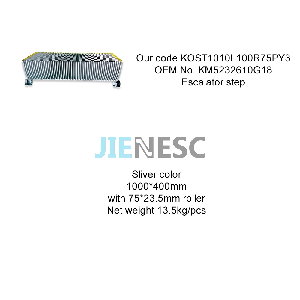 KM5232610G18 1000mm Escalator Step From Factory