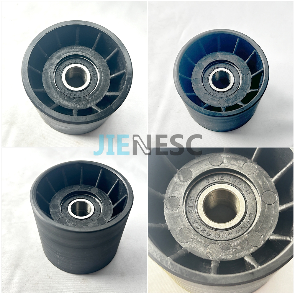 3L11869*A 70*60mm 6202 Black Color Escalator Handrail Pressure Roller From Factory