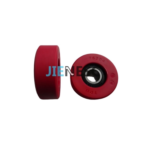 75*25mm 6204 Red Escalator Step Roller From Factory