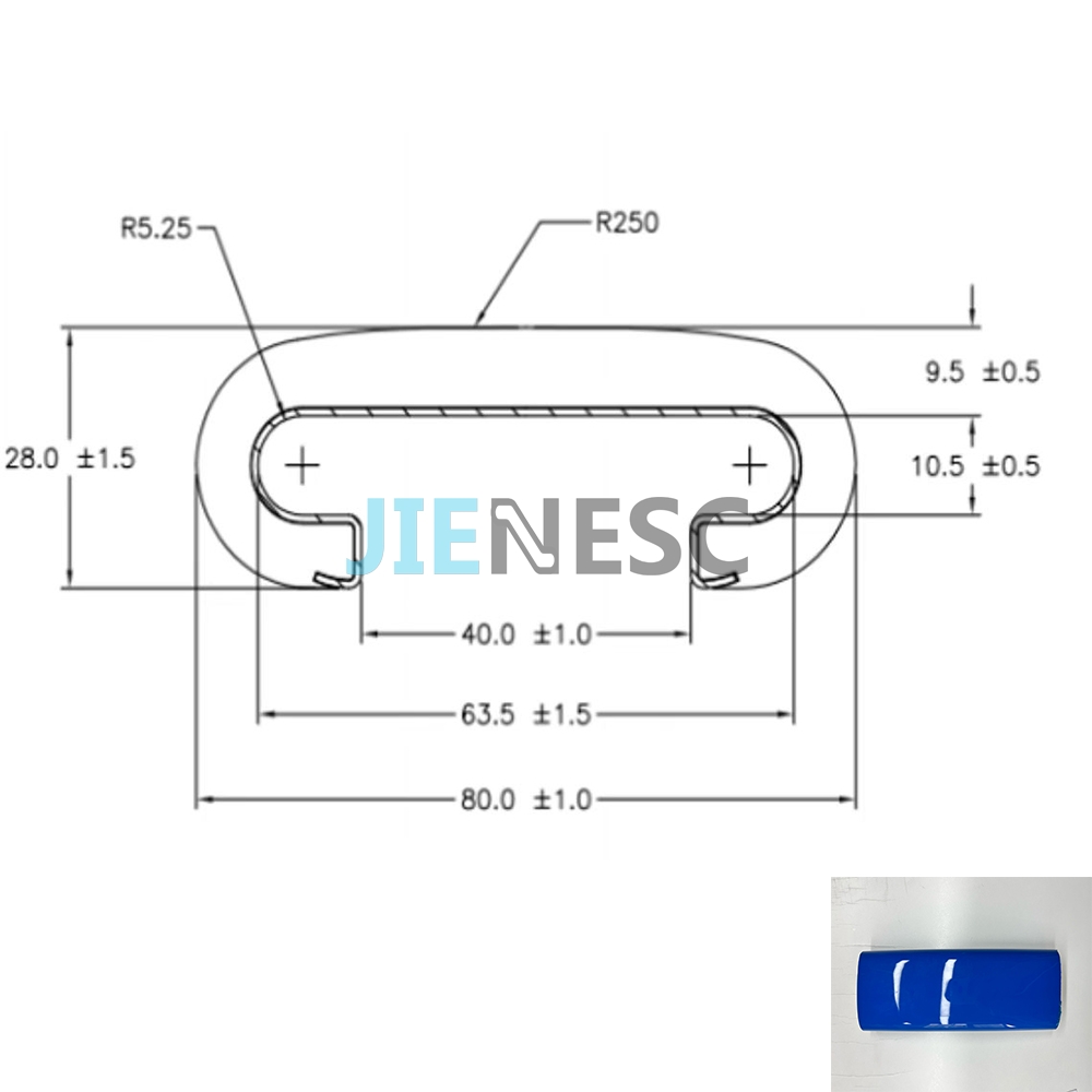 80NT SDT Escalator Handrail For Fj