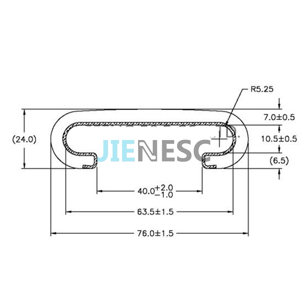 E99NT Escalator Handrail For Sh