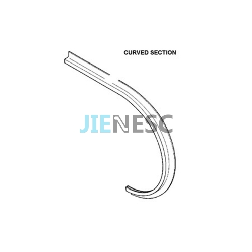 DEE3660315 Escalator guide rail curved section from factory