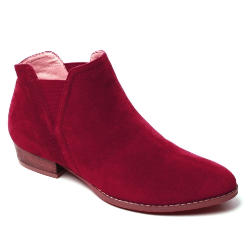 Side V-shape Elastic Low Top Booties