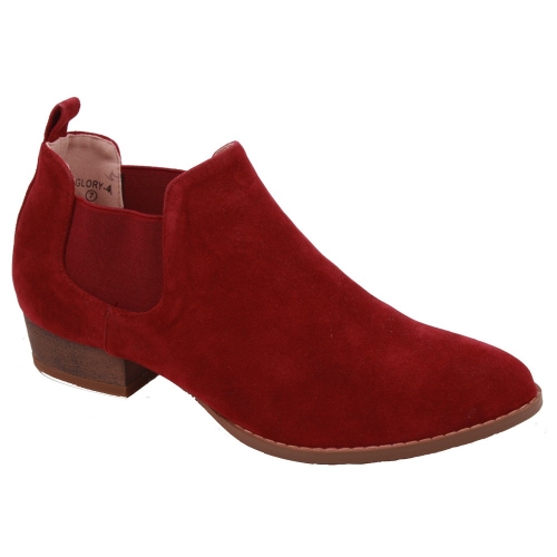 Side U-shape Elastic Low Top Booties