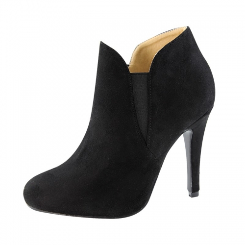 Elasticized  Stiletto Ankle Booties