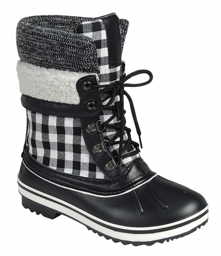 Mock Sock Faux Fur Winter Boots