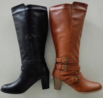 Multi Buckle Chunky Boots