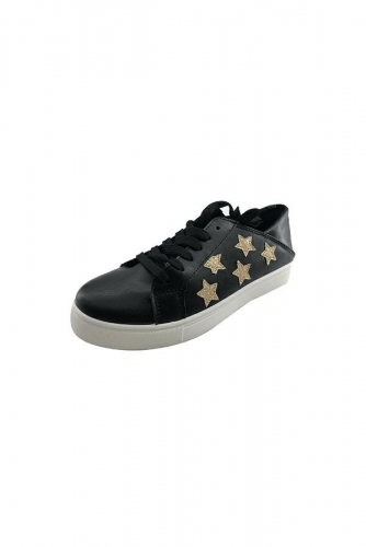 Star Lace Up Sneakers