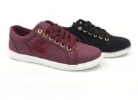 Rose Detail Lace Up Sneakers