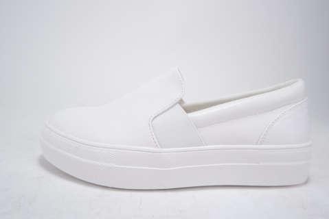 Elastic  Platform Slip On  Sneaker