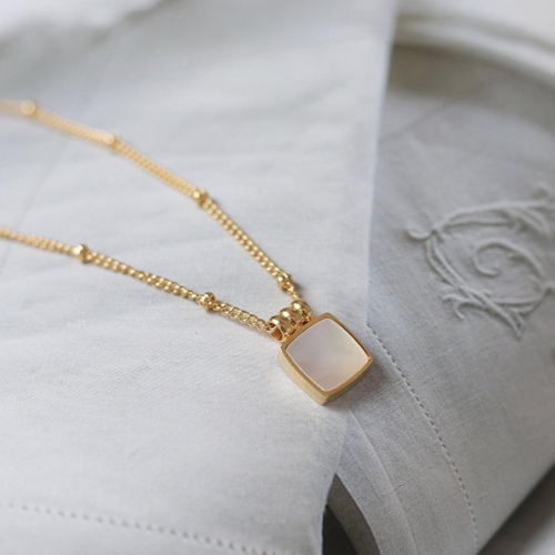 Square Coin Necklace