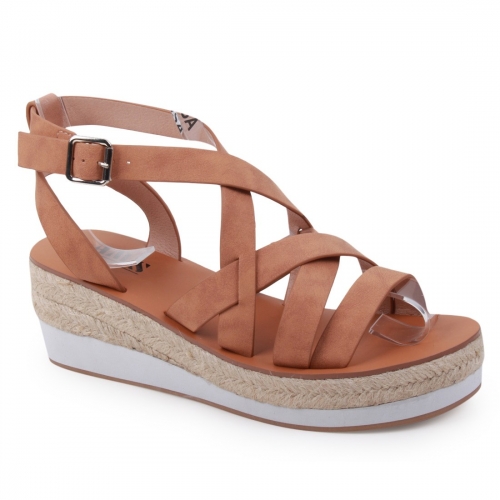 Criss Cross Slingback Espadrilles Sandals