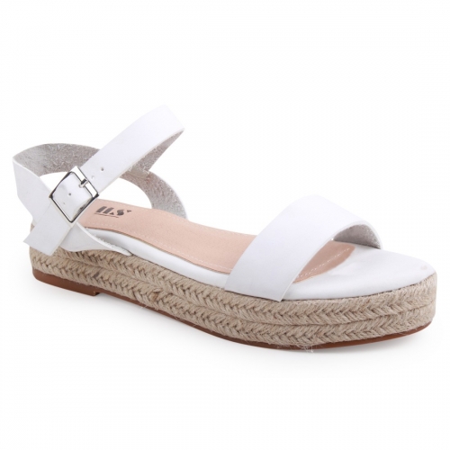 Open Toe Slingback Espadrilles Sandals