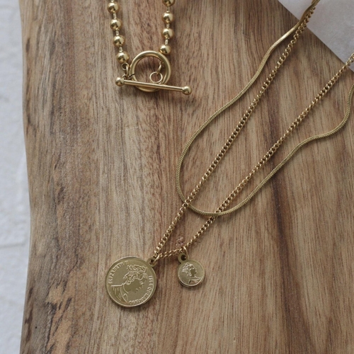 ALOHA 18K GOLD NECKLACE