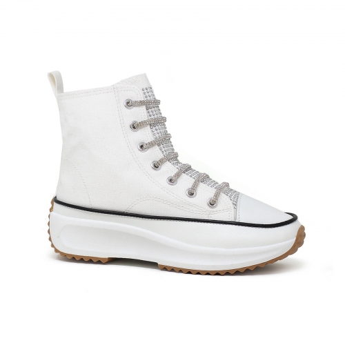 Rhinestone Hike High-Top Sneakers