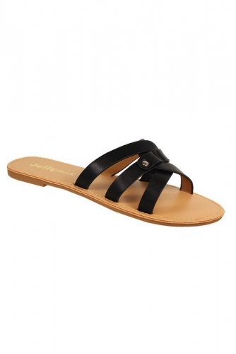 Strappy  Criss Cross  Flat Sandals