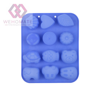 Silicone Cake Mold Muffin Mold Bakeware Jelly Pudding Ice Mold DIY Soap Mold