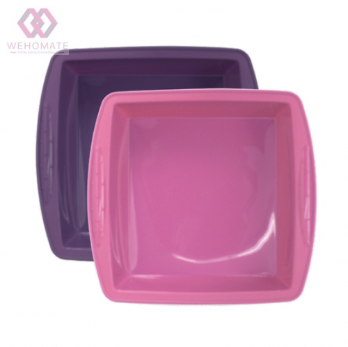 Silicone square cake mould