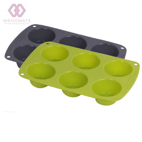Silicone Muffin Cake Mold Bakeware Cupcake Mold Jelly Pudding Ice Mold DIY Soap Mold