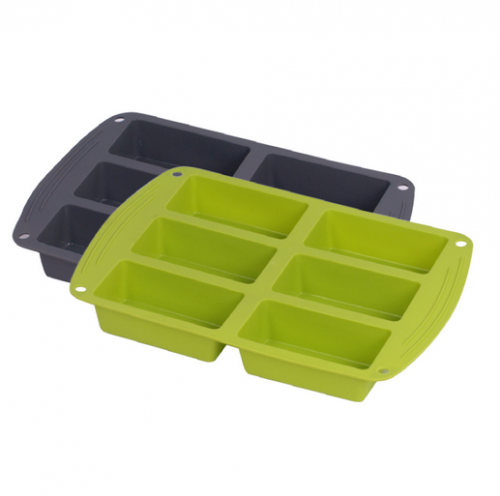 Silicone Rectangle Cake Mold 6-Cup Ice Mold Pudding Jelly Mold DIY Soap Mold