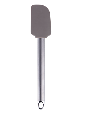 Silicone spatula with SS tube handle