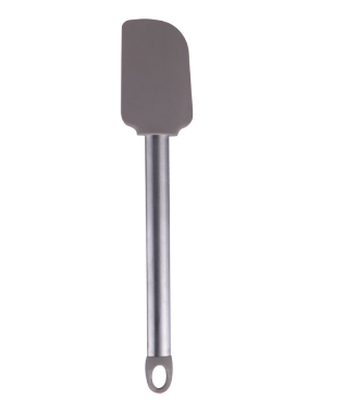Silicone spatula with SS tube handle