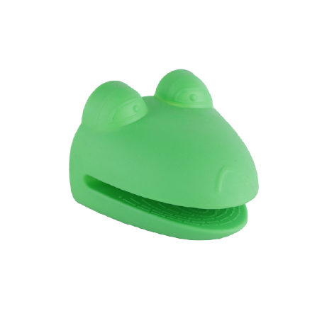 Silicone frog mitt