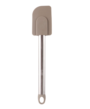 Silicone spatula with SS tube handle