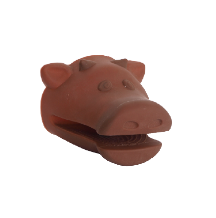 Silicone cow shape mitt