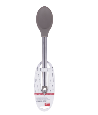 Silicone spoon with SS tube handle