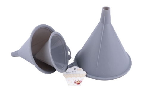 Plastic funnel 3 pcs set