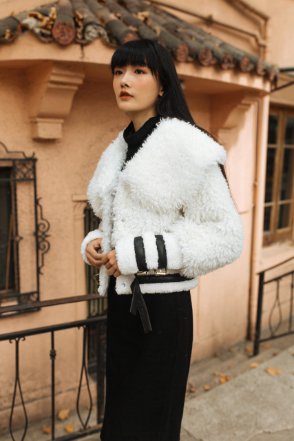 White Fur Coat