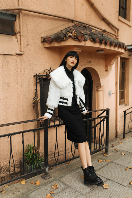 White Fur Coat