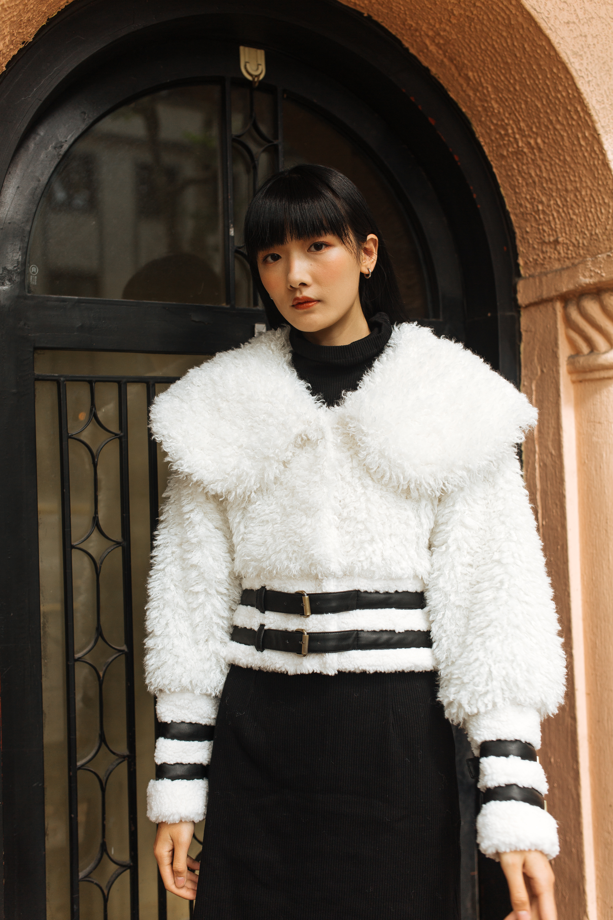 White Fur Coat