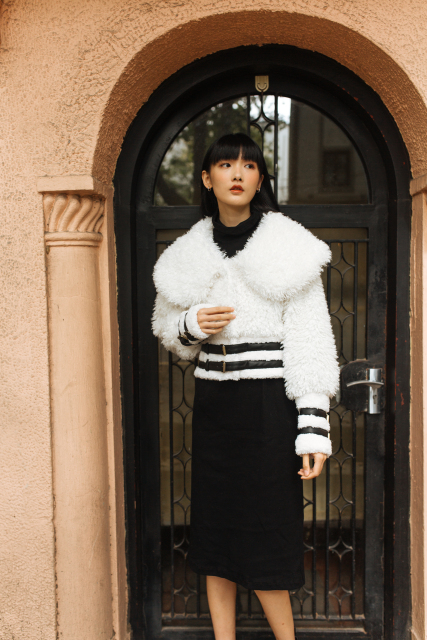 White Fur Coat