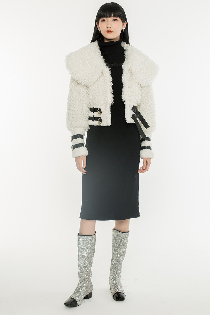 White Fur Coat