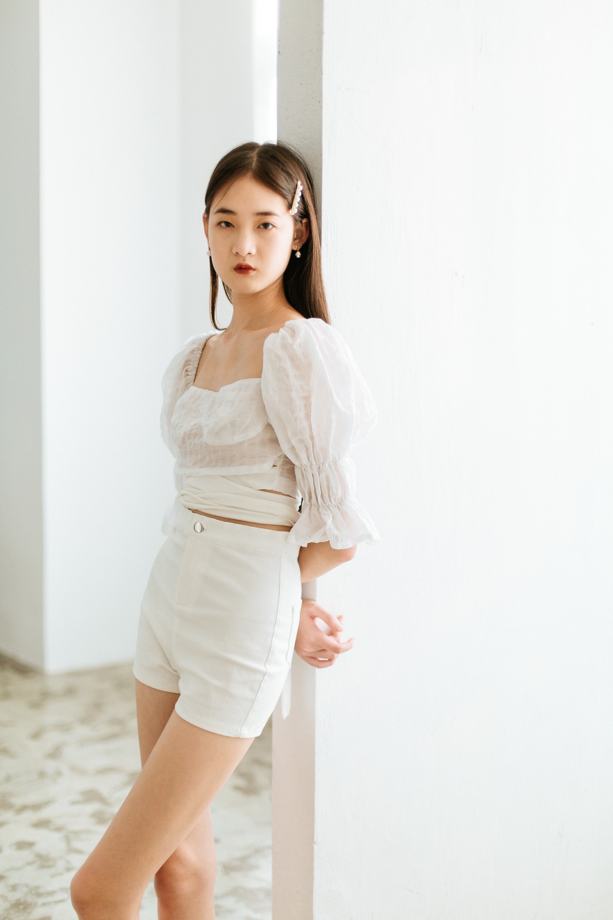 White Short Top