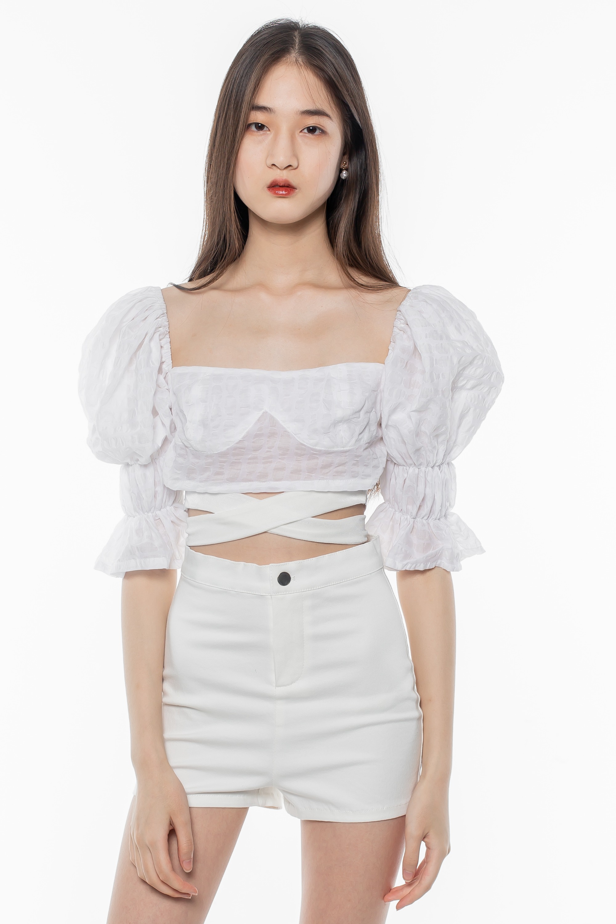 White Short Top