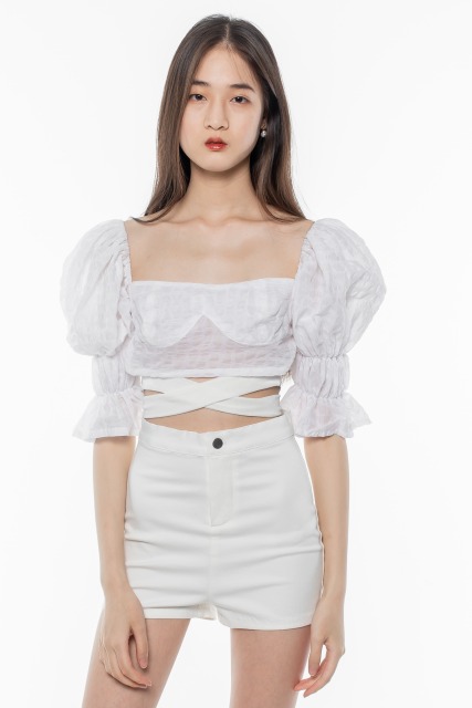White Short Top