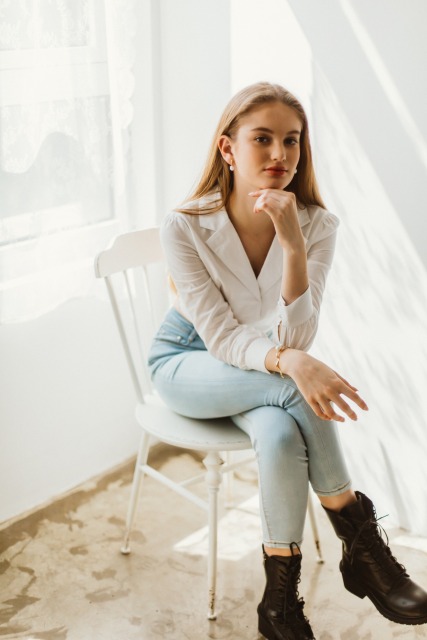 Linen White Blouse