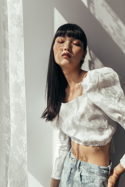 Linen White Top
