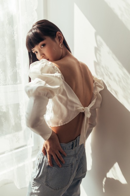 Linen White Top