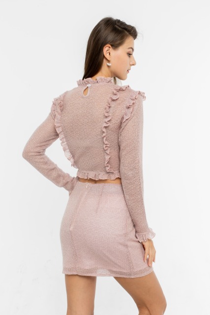 Pink Sweater Set