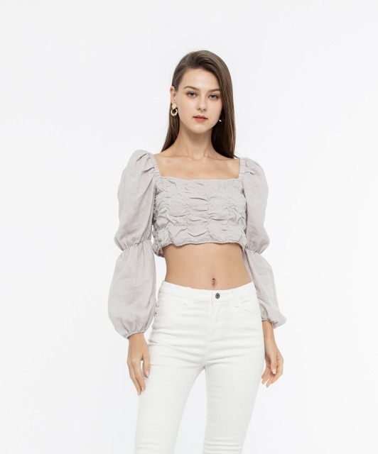 Purple Dotted Top