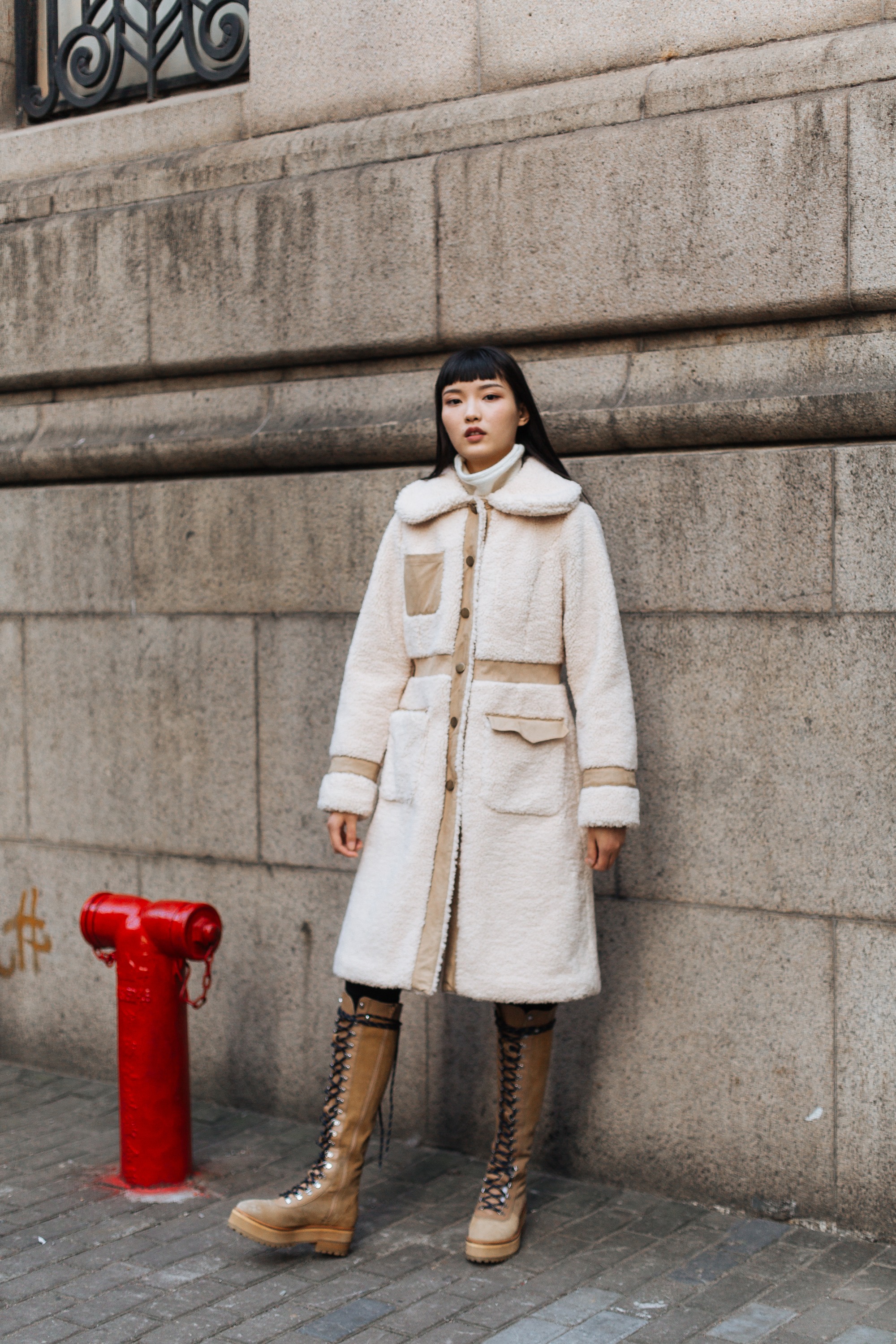 Khaki Goat Coat